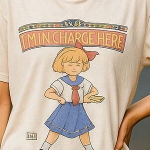 RARE Vintage 90S Mary Engelbreit Okay I'M IN CHARGE T Shirt. One Size